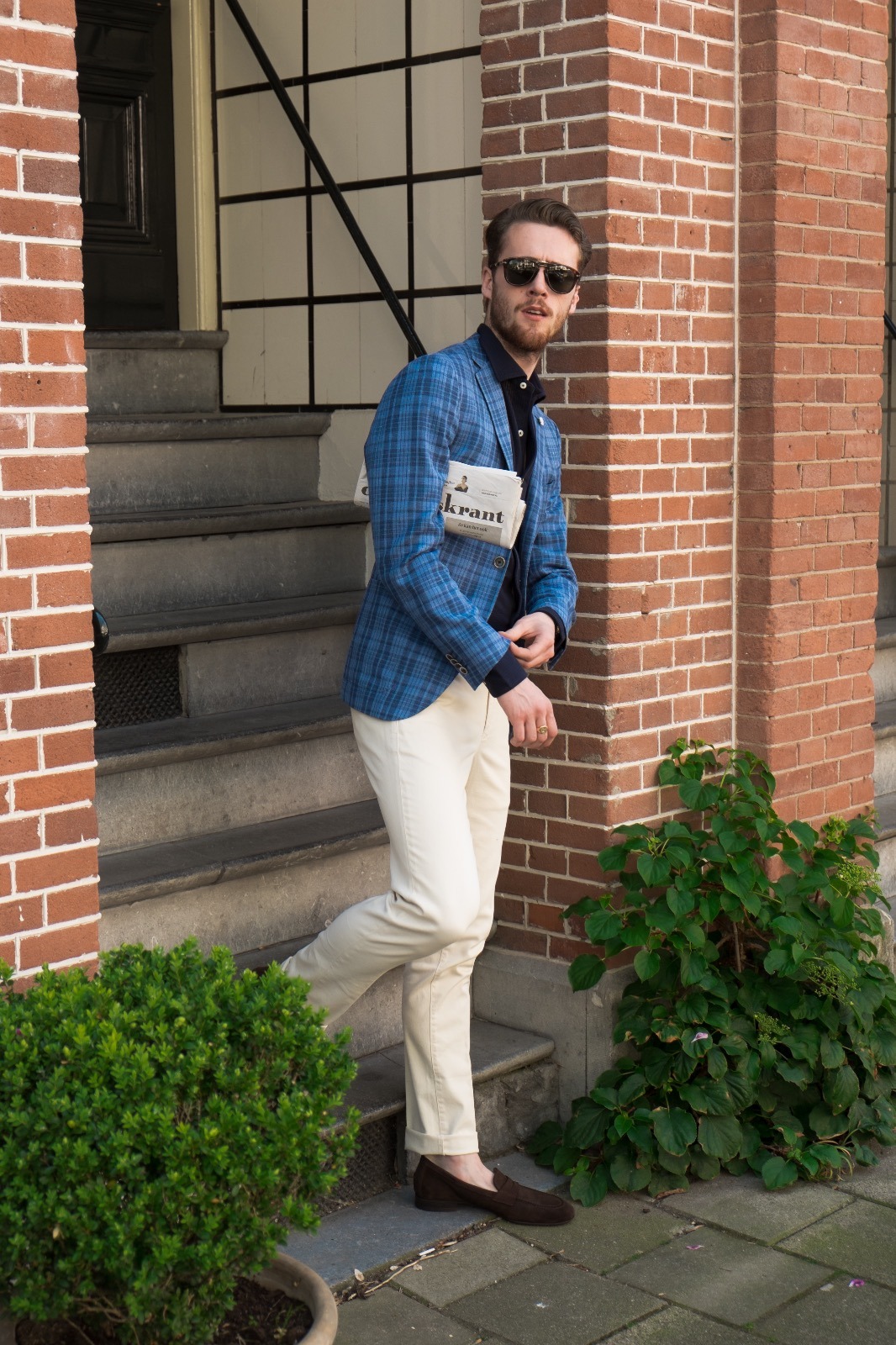 Stile Italiano | Stijn @vondelpark wearing Corneliani jacket, Luigi...