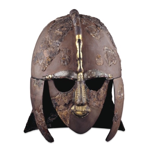 northernmysteries:The helmet found at Sutton Hoo, which many historians believe may have belonged to