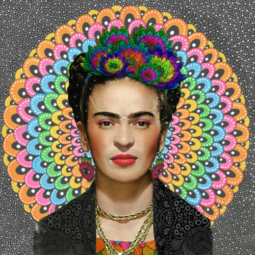 Porn photo artagainstsociety:  Frida Kahlo by Luna Portnoi