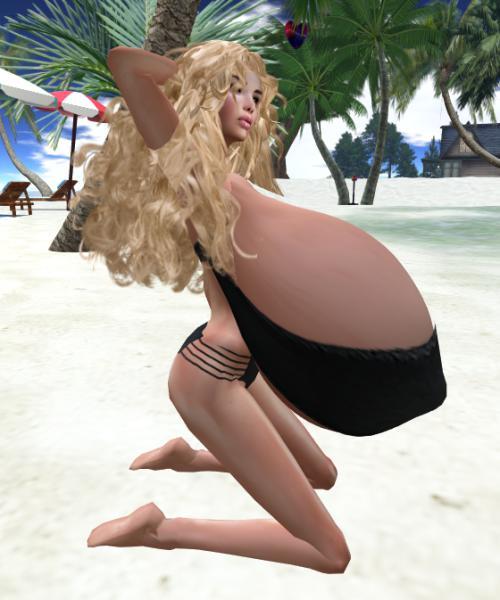 Second Life Nudes #1Llelwyn #1 - At the Beach - 5â€²4â€³ - 102-20-36, 182