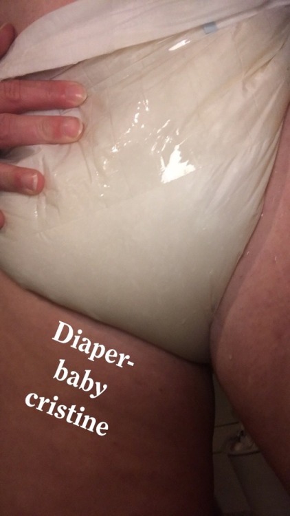 diaperbabycristine: I have to stay in diapers because I’m such a heavy wetter! This diaper was