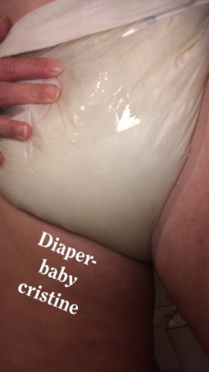 diaperbabycristine: I have to stay in diapers because I’m such a heavy wetter! This diaper was