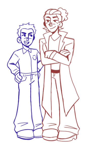 I Doodled The Whole DR1 Cast 