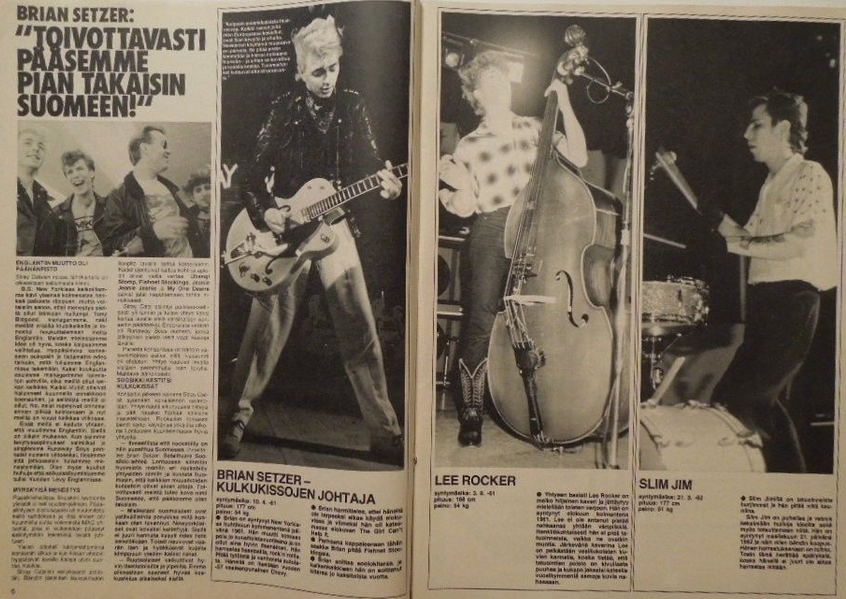 straycatsfangirl:  ♫”’Stray Cats Finnish Suosikki Magazine 5/1981…☺…”’♫