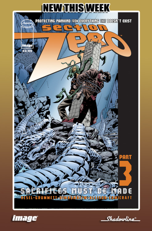 New this week from Shadowline Comics - SECTION ZERO #3