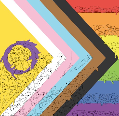 Any Pride Flag Made Of Lizards