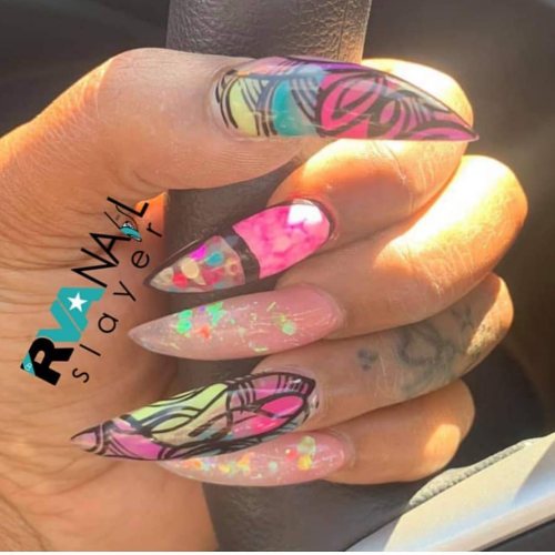 @rvanailslayer #blackgirlsdonails #bgdn #bgdninternational #nailart #nailswag #naildesign #blackgirl