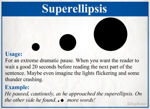 sweet-pea-soup:  mynotsowakinglife:  tyleroakley:  “8 New Punctuation Marks We Desperately Need”  This new punctuation system needs to be implemented immediately!   Brilliant 