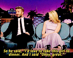 David Beckham sharing stories about Brooklyn’s (@brooklyn77b) first date on national