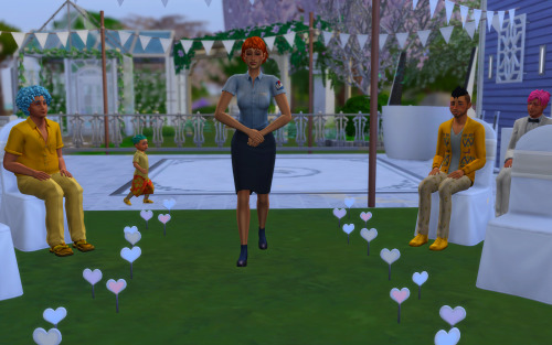 Bride in a postwoman outfit and dirty dog as a flower pal. Such a beautiful wedding This is my secon