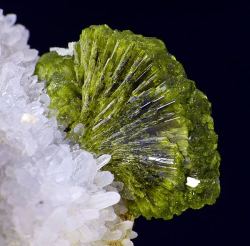 ggeology:  Epidote and Quartz // Imilchil,