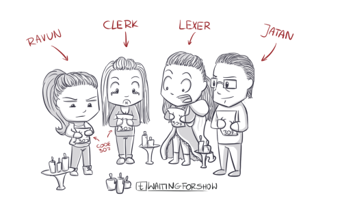 gomezdebnam: waitingforshow: When I’m salty (: … (Most of names are from The Clexer Tra