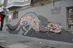 fer1972:  The Original Street Art of Nychos (Artist on tumblr)