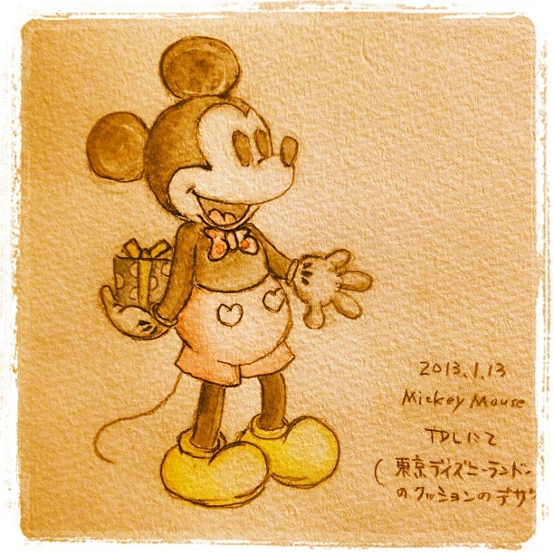 イラスト Mickey Mouse ミッキーマウス 完成 Disney Mickey