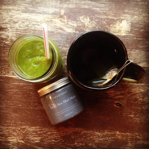 In case anyone’s interested, this has become my go to post-weekend detoxifying ritual. Green t