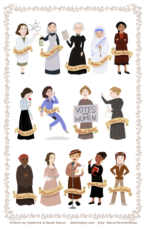 catherineandsarahsatrun:March is Women’s History Month, so we’ll be sharing our history 