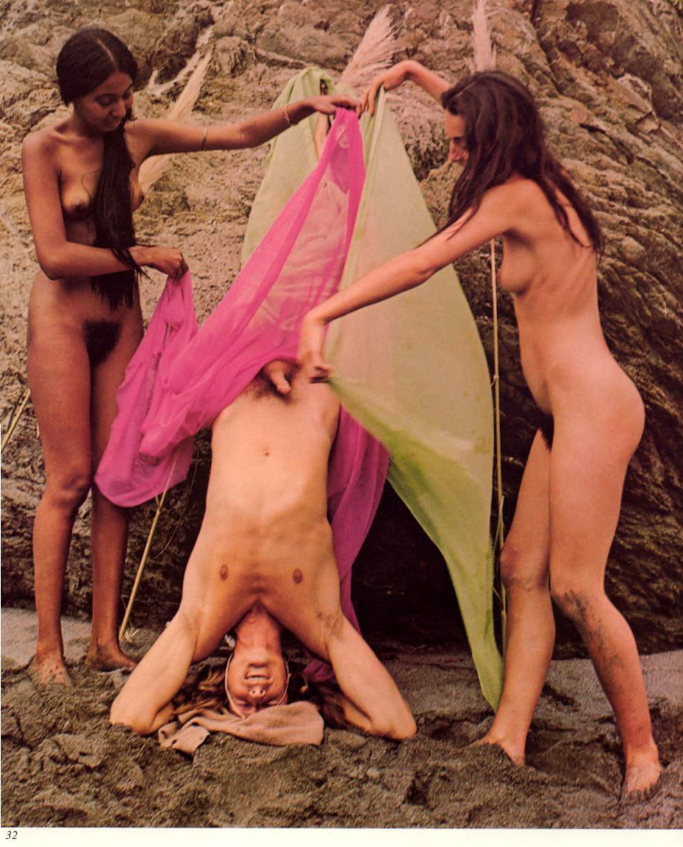 Vintage nudist family