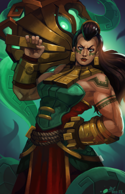 borealisowl:  Illaoi, Taric & Braum (OQ)