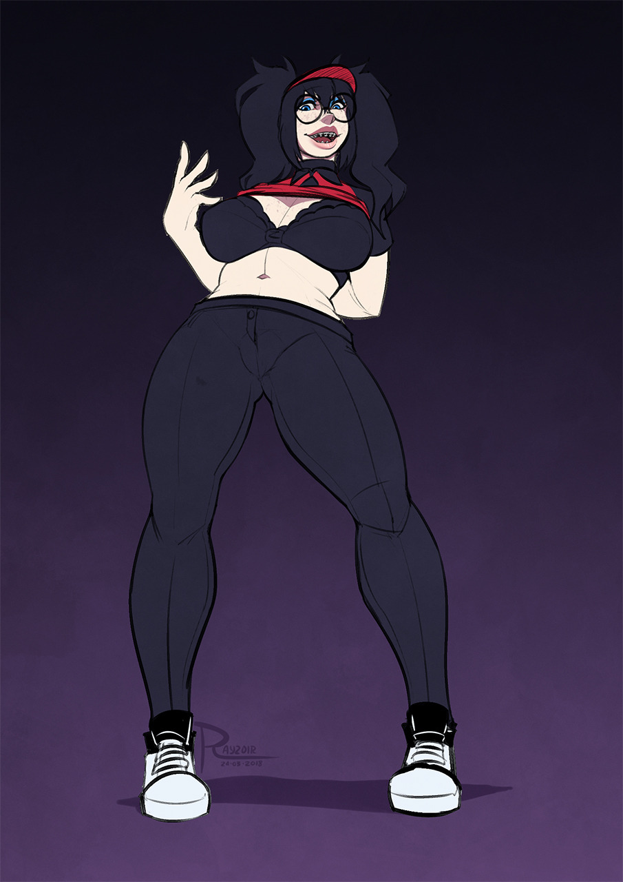 rayzoirsketches:  @branicum commissioned me to draw the Pizza Waifu I’ve been wanting