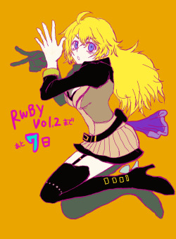 osarubobo:  RWBY vol2 fan art for countdown on my Twitter.