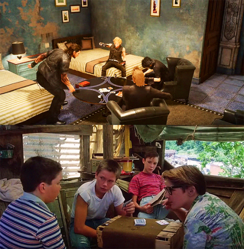 similarities in Final Fantasy XV + Stand by me (1986) trailersAt first i was like “oh flo