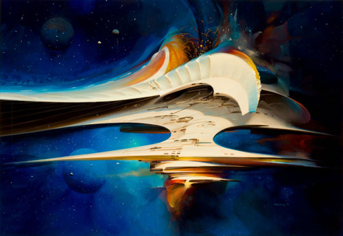 Impressionistic Spaceship 4 (Illustrator John Berkey)