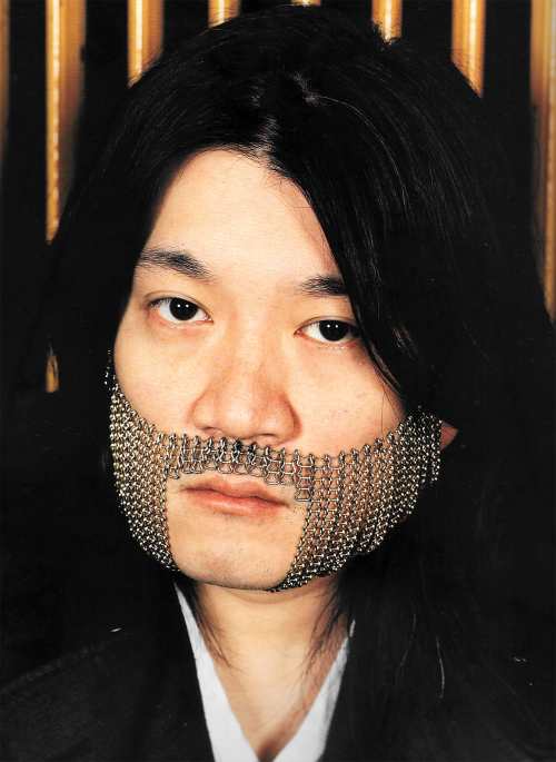 prominent-nipple:  RANK #3, 2001Hans Wu wearing jewellery Iris Eibelwimmer ph. Rankin 