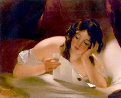 thomas-sully:  The Love Letter, 1834, Thomas