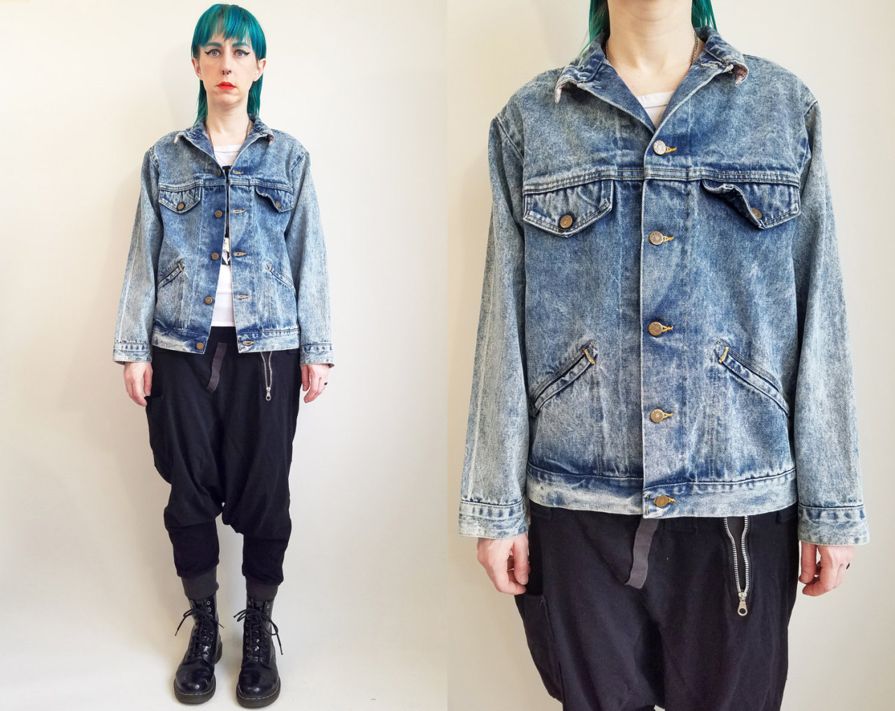 grunge jean jacket