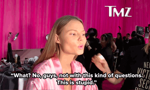 micdotcom:  stylemic:  Watch: Frackowiak knows what this type of question is really