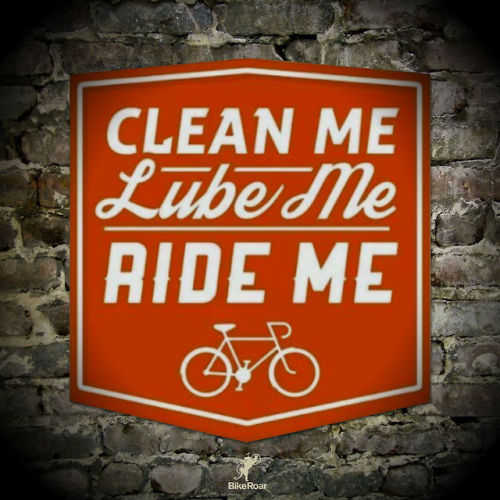 bikeroar: Clean Me, Lube Me, Ride Me RELATED: Keeping it Clean → roa.rs/1I6BAN1
