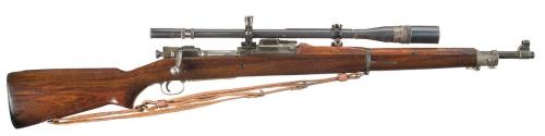 isolation-imminent:  USMC M1903-A1 mounted with the Unertl 8x scope. 