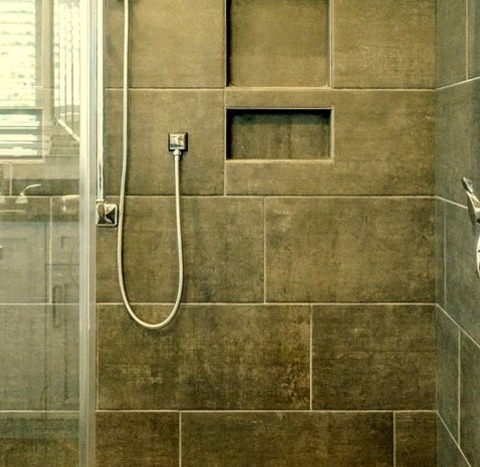 Bathroom CharlestonLarge, Modern Brown And Porcelain Tiles In The Bathroom Bathroom Design With Brown