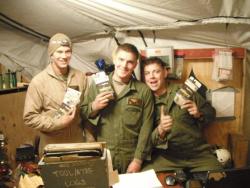 sexysoldiers:  Make a soldier your Valentine!  All three please.