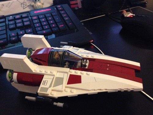 ruckawriter: jeremyspurlock:  All done. Blue Squadron reporting in.  A-Wings are best. A-wings for t