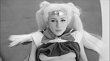 xgeigerx:  A longer gif from the Lexi Belle-Sailor Moon video… 