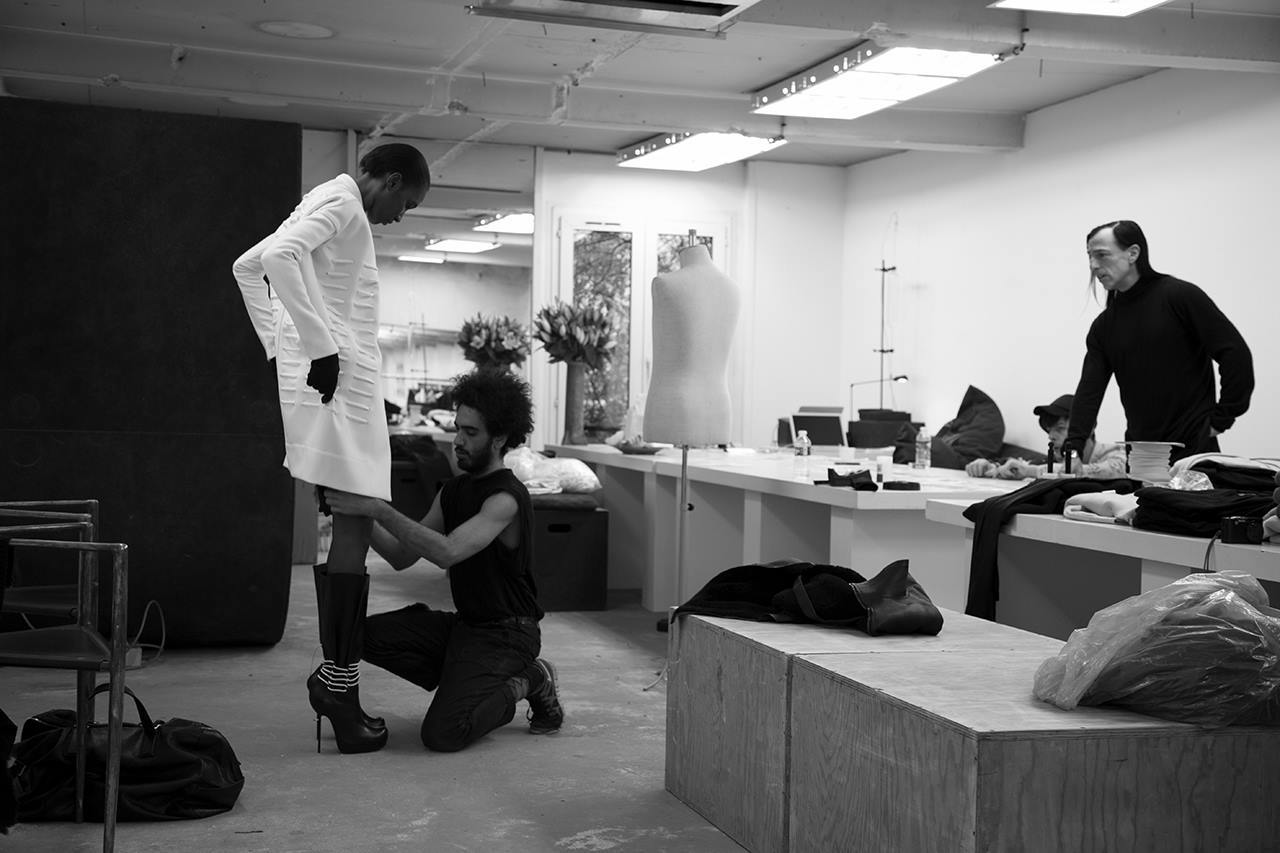 andresupa:  Behind the scenes at Rick Owens AW13