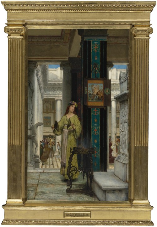 artinframes: Sir Lawrence Alma-Tadema: In the Temple, 1871. Sotheby’s