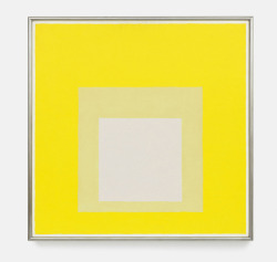 northmagneticpole: Study for Homage to the Square: Now, 1962, Sunny Side Up Exhibition, 2017-Josef Albers at David Zwirner