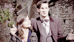dwhos:COLOR MEME • Eleven and Clara + pastels and pale(requested by bethpitofdenial)