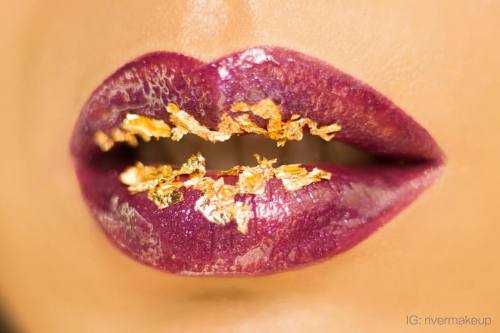 My Makeup/ Photo Created using Inglot Freedom System Lipstick No. 90, topped with Eight Hour Cream f