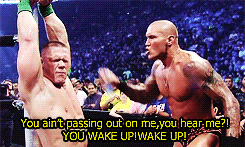 theprincethrone-deactivated2016:  Randy Orton being vocal during/after his matches