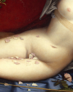 greuze:  Lorenzo Lotto, Venus and Cupid (Detail), 1520s 