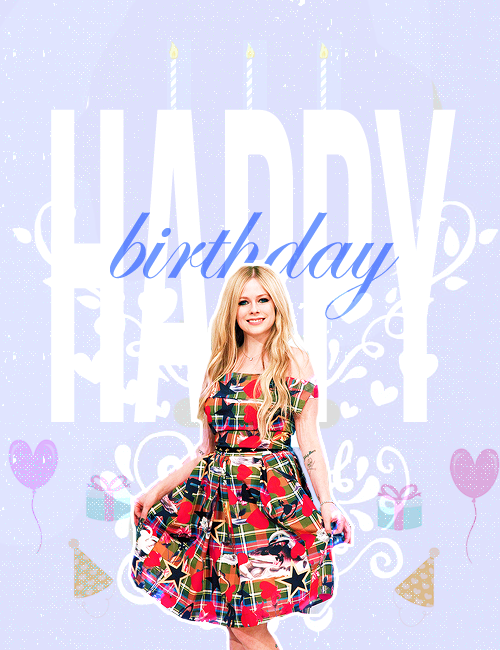 avrillavignestyle:HAPPY 31st BIRTHDAY AVRIL RAMONA LAVIGNE ♥  ♥  ♥  &heart