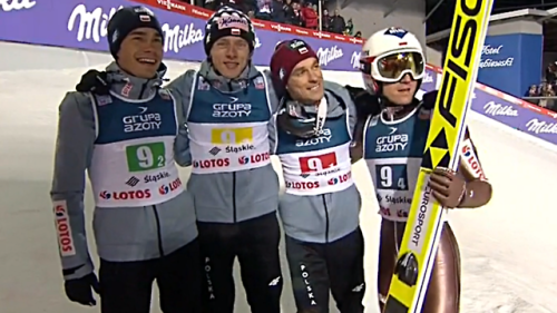 Ski Jumping World Cup: Poland won Fis Team CompetitionTeam Poland, with Piotr Zyla, Jakub Wolny, Daw