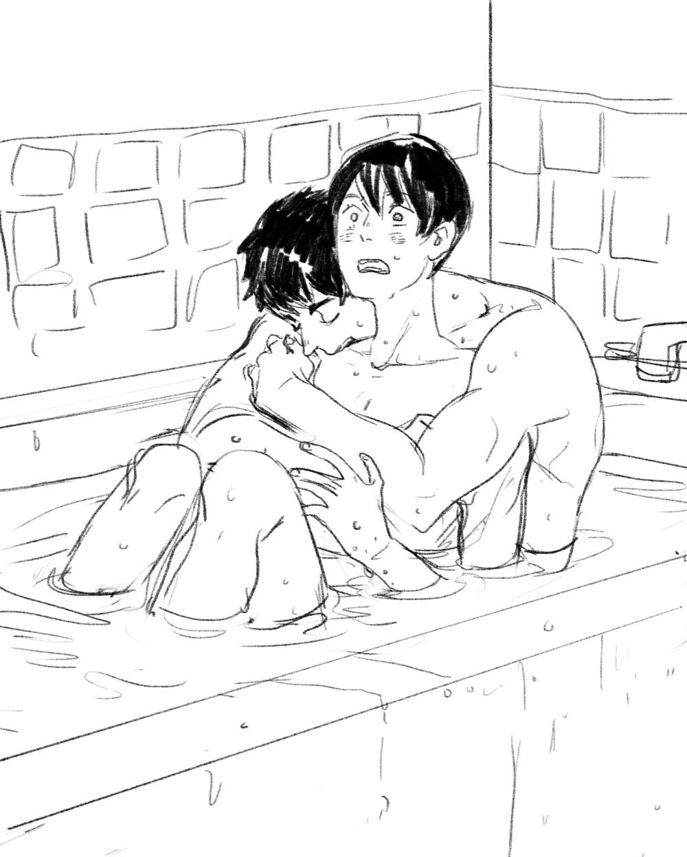 buttleronduty:  some more old twitter doodles. i remember we were talking about how