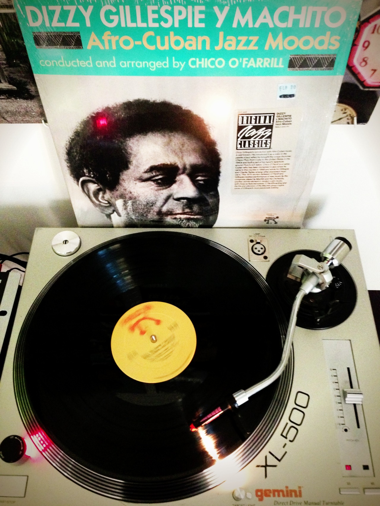 vinylsundays:  Dizzy Gillespie - Afro-Cuban Jazz Moods I picked up an awesome set