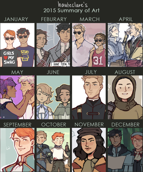hauteclare: I figured it was time to post my summary for this year aaahH, AND AS IT TURNS OUT there&