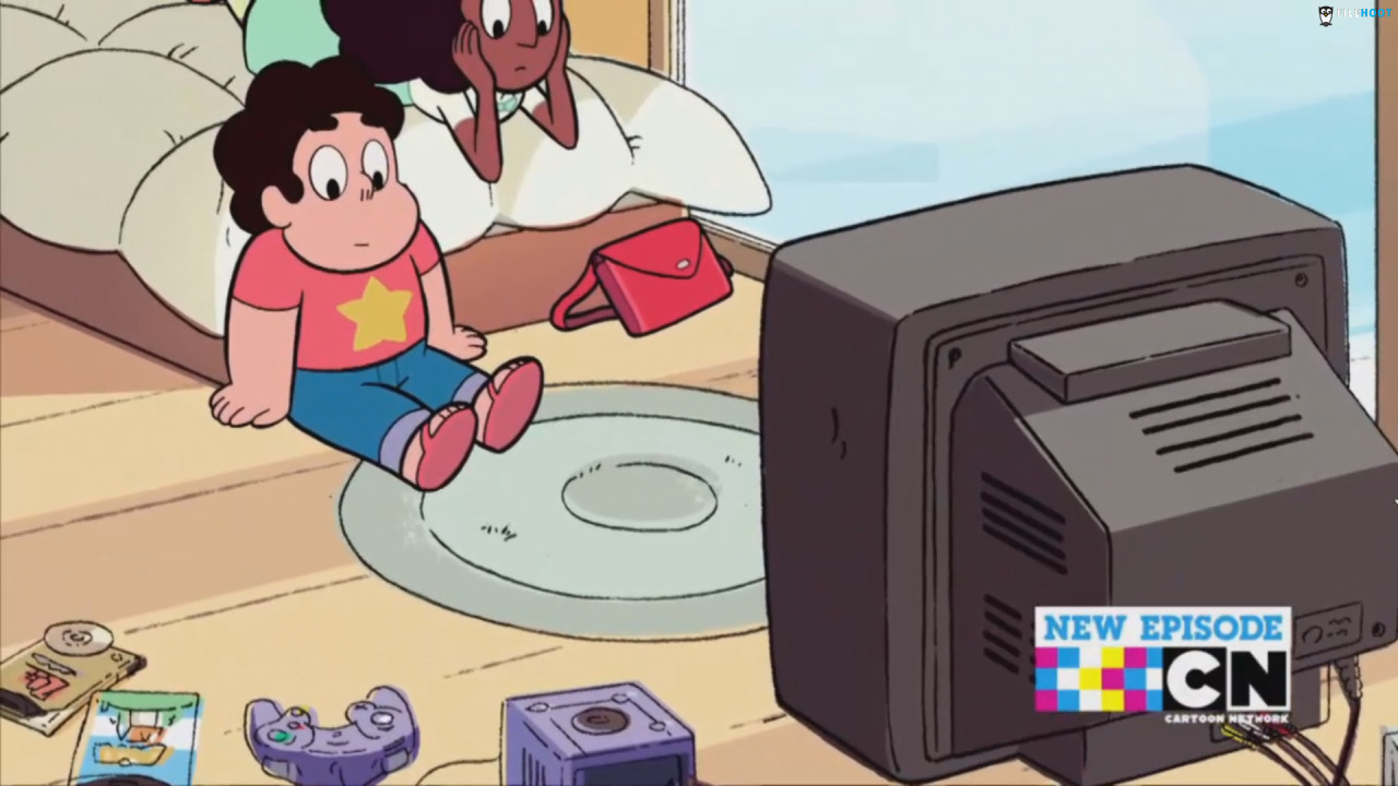 snoopblogg420:  Holy crap. Was watching Steven universe when I noticed he had a Gamecube.