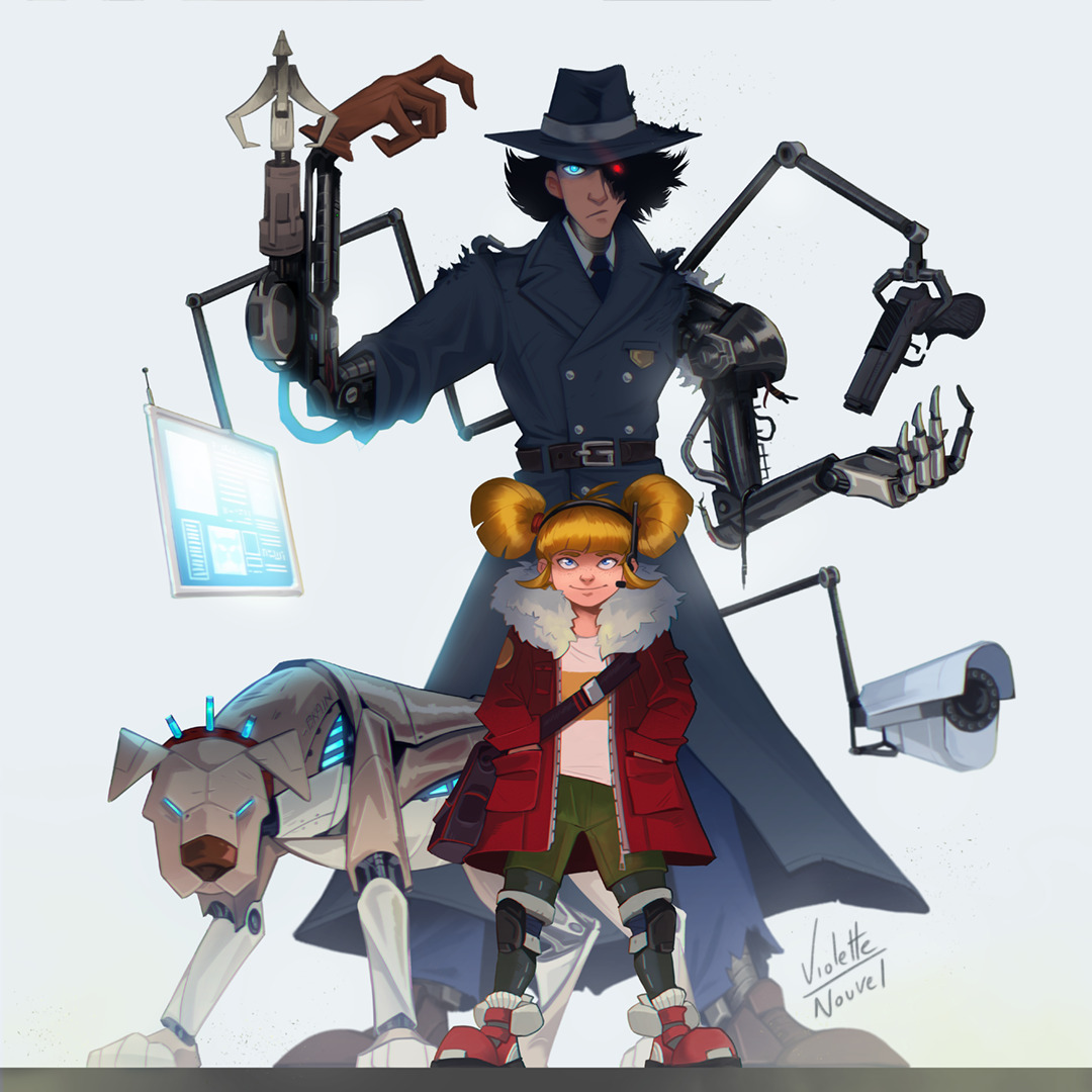 If there ever was an Inspector Gadget anime, I'd want it to look like this  : r/Mecha